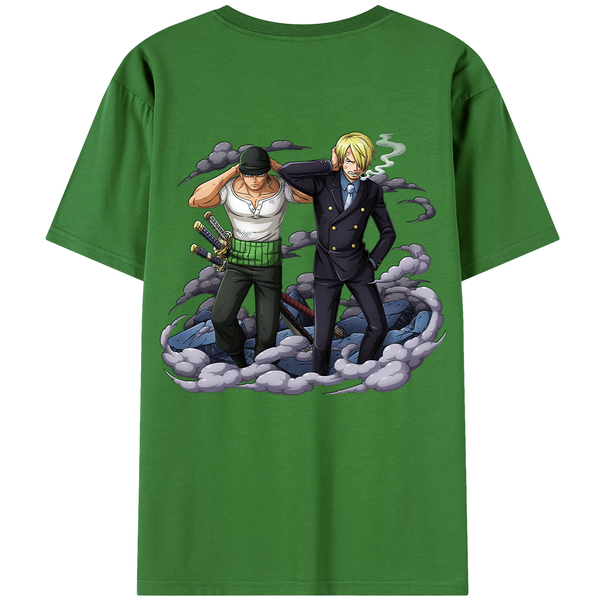 （画像用） ワンピース サンジ ONE PIECE Sanji レディース半袖Tシャツ(バックプリント)